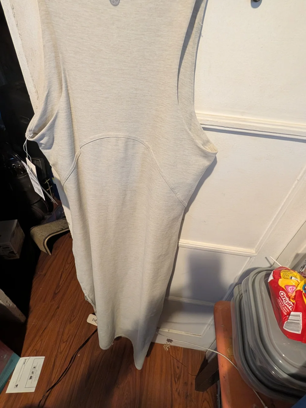 Zella Women's Light Gray Sleeveless Dress - Picture 4 of 7